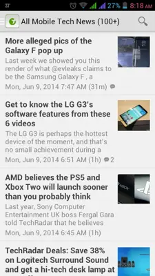 Tech News android App screenshot 0